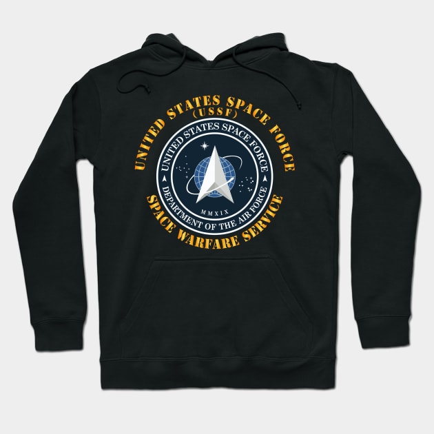 United States Space Force - Space Warfare Svc Hoodie by twix123844